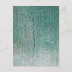 Cartão Postal Turquoise Textured Canvas Postcard