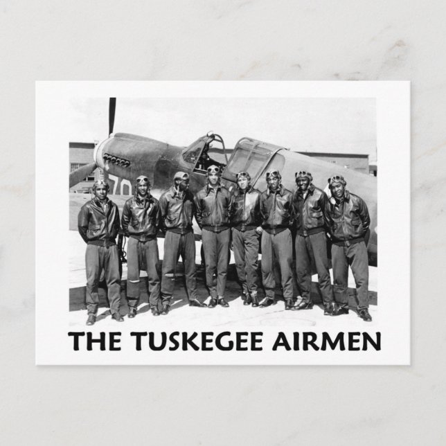 Cartão Postal Tuskegee Airmen (Frente)