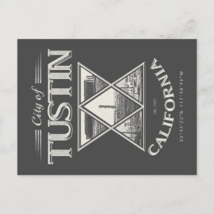CARTÃO POSTAL TUSTIN ORANGE CALIFÓRNIA VINTAGE
