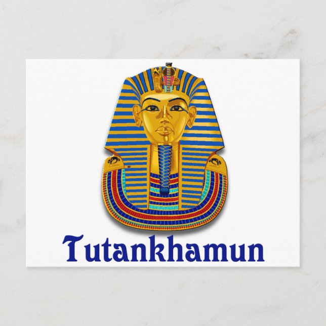 Cartão Postal Tutankhamun (Frente)