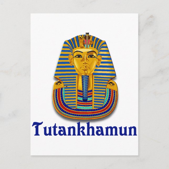 Cartão Postal Tutankhamun (Frente)