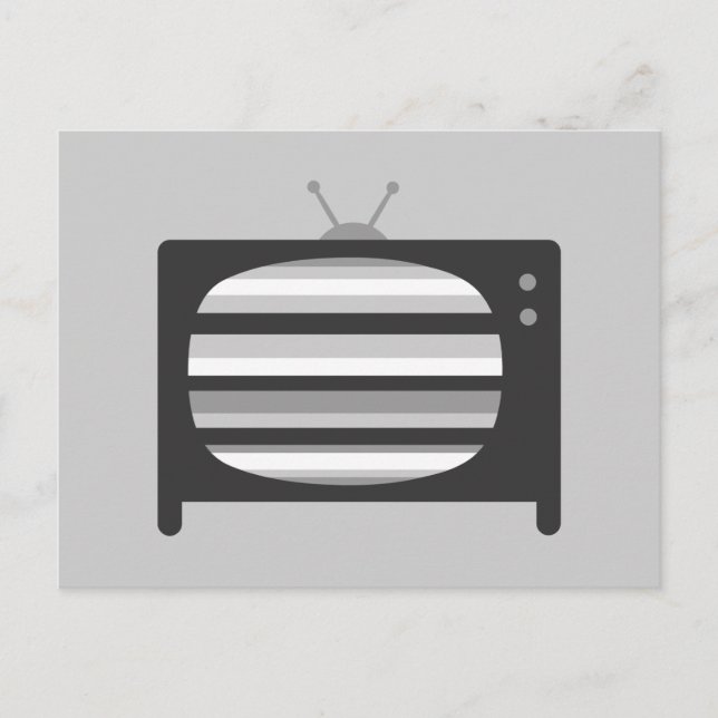 Cartão Postal TV retrô (Frente)