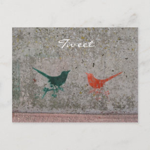 Cartão Postal Tweet