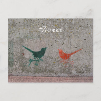 Cartão Postal Tweet