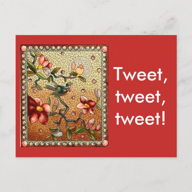 Cartão Postal Tweet do Tweet (Frente)