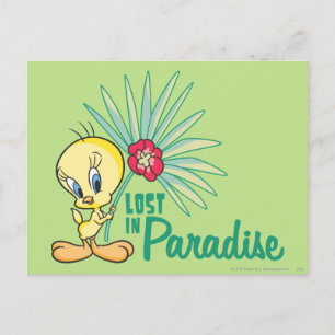 Cartão Postal Tweety "Lost In Paradise"