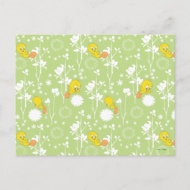 Cartão Postal TWEETY™ Vibrações da Primavera (Frente)