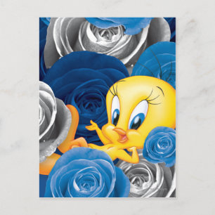 Cartão Postal Tweety with Rosa