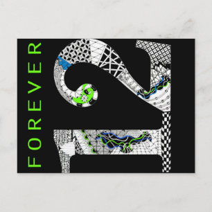 Cartão Postal Twelve Forever