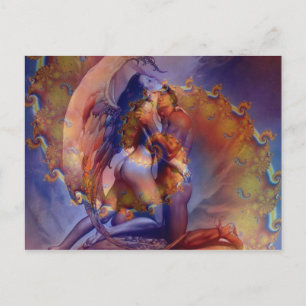 Cartão Postal Twin Flame Love