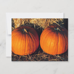 Cartão Postal Twin Vintage Pumpkins