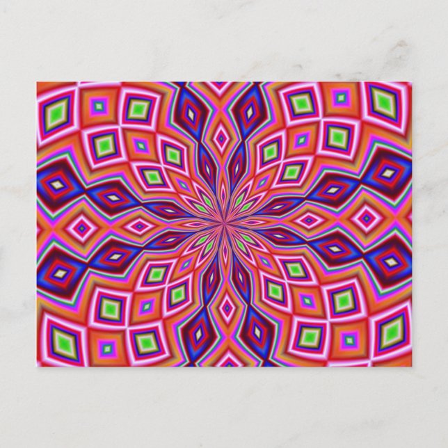 Cartão Postal Twist do DNA (Frente)