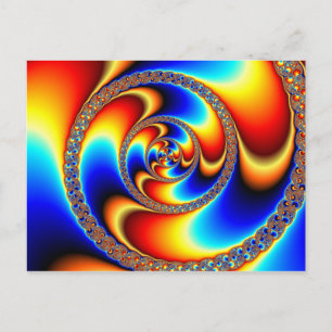 Cartão Postal Twisted - Cartão-postal Fractal
