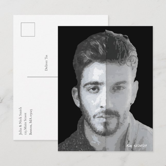 Cartão Postal Two Brothers Legend, Kraków Poland Myth (Frente/Verso)