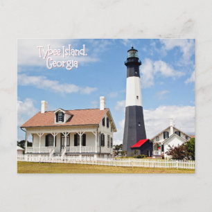 Cartão Postal Tybee Island Georgia Lighthouse