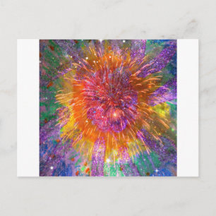 Cartão Postal Tye-Dye