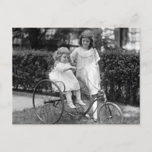 Cartão Postal Tyke em Trike, 1920