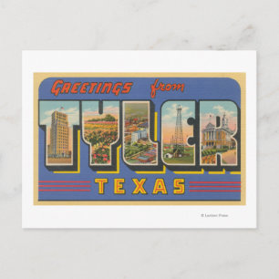 Cartão Postal Tyler, TexasLarge - Letra ScenesTyler, TX