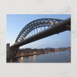 Cartão Postal Tyne Bridge Evening Lights