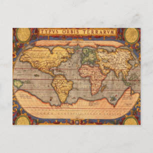 Cartão Postal Typvs Orbis Terrarvm