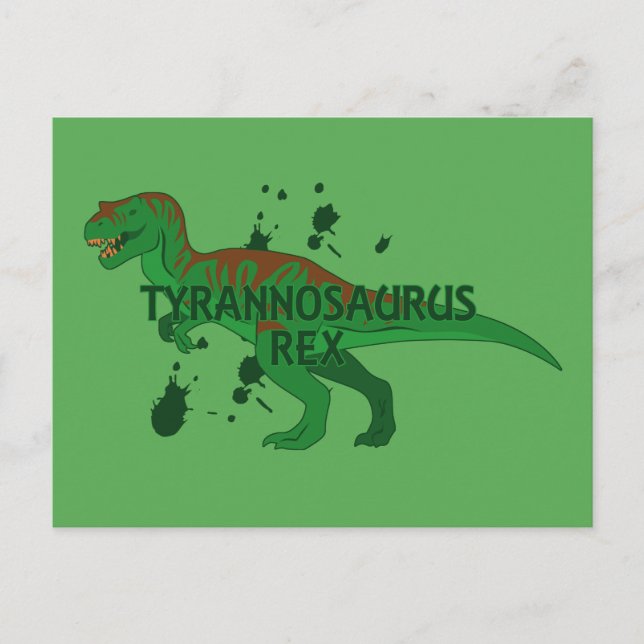 Cartão Postal Tyrannosaurus (Frente)