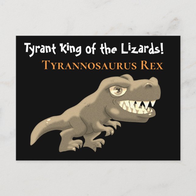 Cartão Postal Tyrannosaurus Rex (Frente)