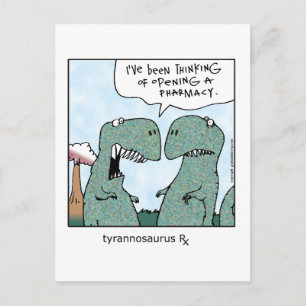 Cartão Postal Tyrannosaurus Rx