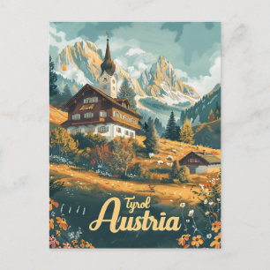 Cartão Postal Tyrol Áustria