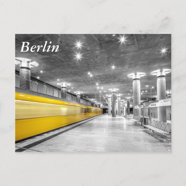 Cartão Postal U Bahn Berlin (Frente)