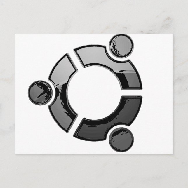 Cartão Postal Ubuntu (cromo) (Frente)