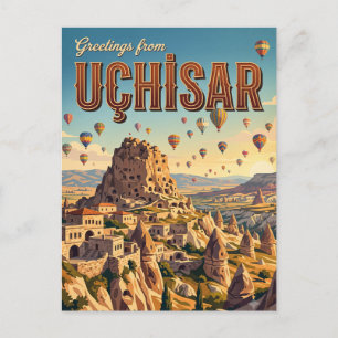 Cartão Postal Uçhisar Turquia