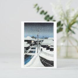 Cartão Postal ukiyoe - hasui - C07 - A Vila de Terashima …