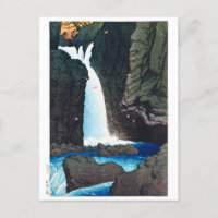 ukiyoe [hasui] C14 Yūhi Waterfall em Shiobara