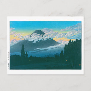 Cartão Postal ukiyoe - hasui - No.29 Próximo de Susono -