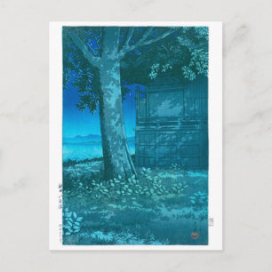 Cartão Postal ukiyoe - hasui - No.9 Hachirōgata, Akita -