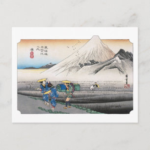 Cartão Postal ukiyoe Hiroshige Nº13 Hara
