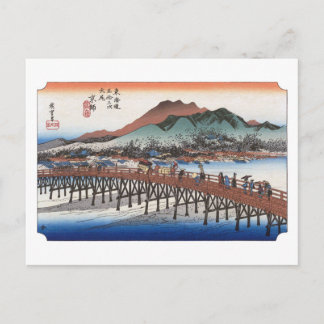 Cartão Postal ukiyoe Hiroshige Nº54 Keishi