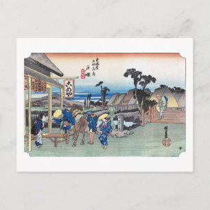Cartão Postal ukiyoe Hiroshige nº 05-1 Totsuka