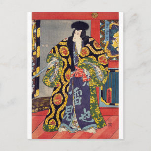 Cartão Postal ukiyoe - Jiraiya - No.12 Toyokuni -