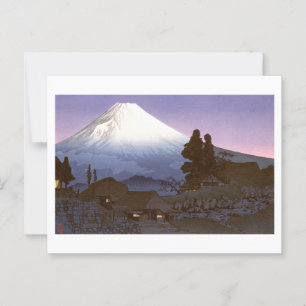 Cartão Postal ukiyoe [komei] Monte Fuji De Mizukubo