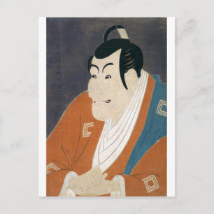 Cartão Postal ukiyoe - syaraku - No.1 Ōtani Oniji -