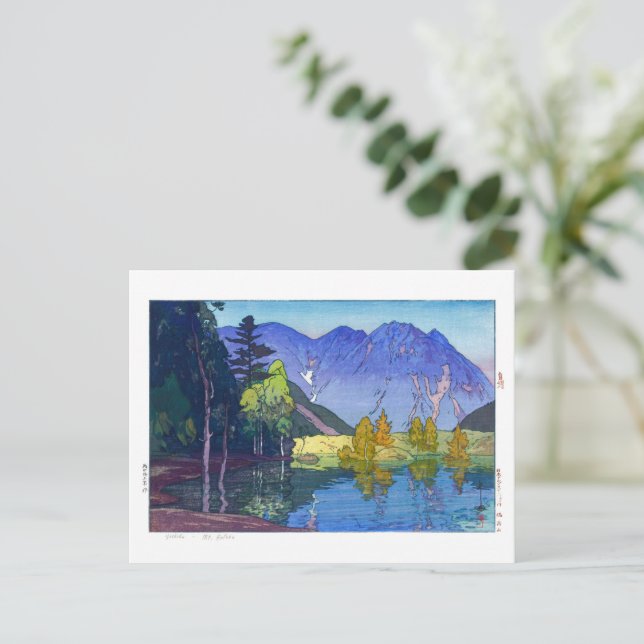 Cartão Postal ukiyoe - Yoshida - 11 - Mt. Hodaka - (Em pé/Frente)