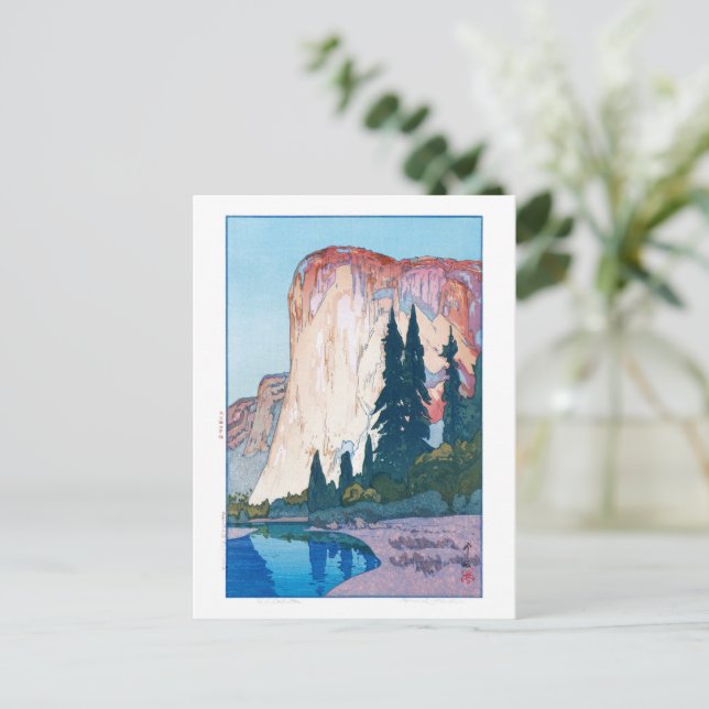 Cartão Postal ukiyoe - Yoshida - 15 - El Capitan - (Em pé/Frente)