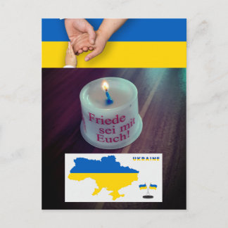 Cartão Postal Ukraine Friede sei mit euch