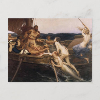 Cartão Postal Ulisses e as Sirens
