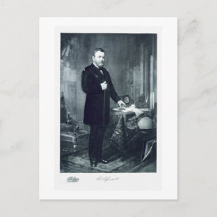Cartão Postal Ulisses S. Grant, 18º Presidente dos Estados Unido