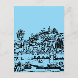 Cartão Postal Ulm town, Baden-Württemberg, Alemanha