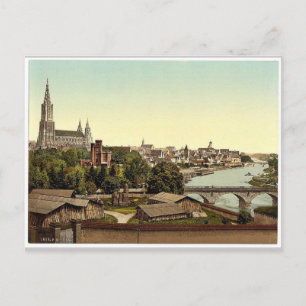 Cartão Postal Ulm, Wurtemburg, Alemanha - Raros Fotografia