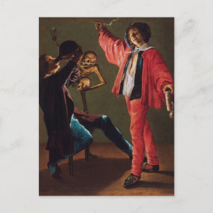 Cartão Postal Última gota de Judith Leyster Postcard