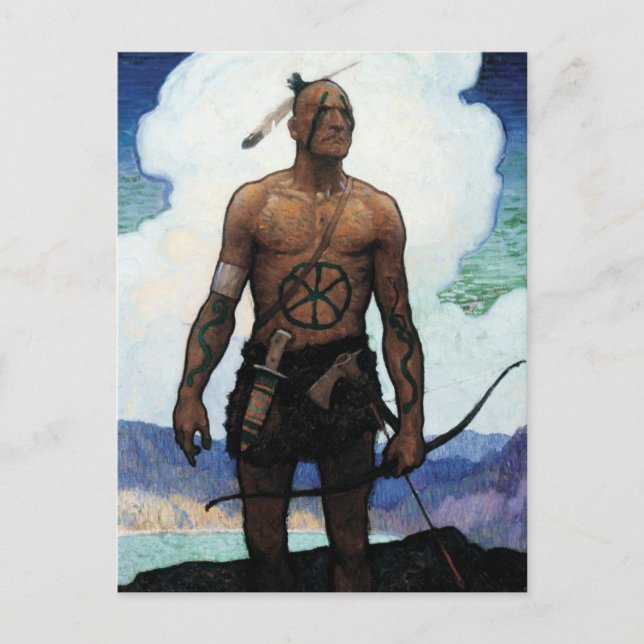 Cartão Postal Último dos Mohicans (Frente)